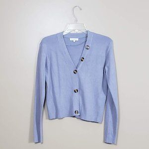 Sold Crescent Lavender Cardigan